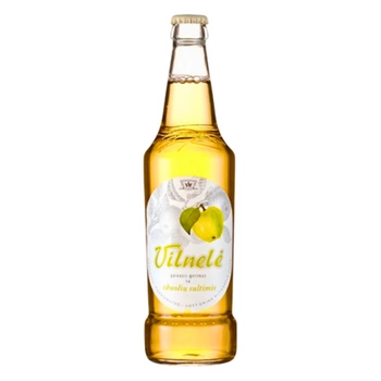 Lemoniadka/ Napój gazowany Vilnele o smaku jabłko 0,5L